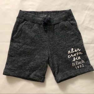 Abercrombie & Fitch Kids 1892 Black Gray Shorts